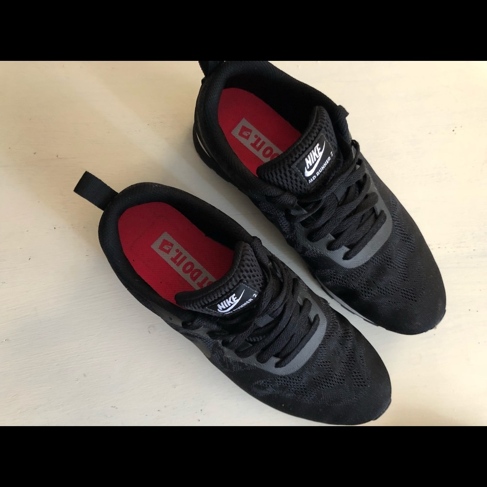 Black Nike runners